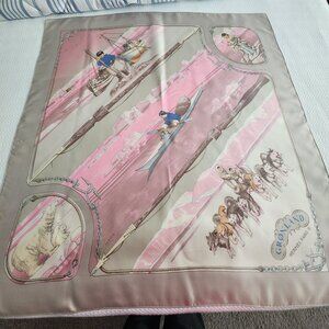 Hermes 100% square silk scarf - "Gronland"